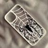 Gothic Spider Design Drop Resistant Phone Case for iPhone 17 Air 16 15 13 12 11 ProMax Pro Plus Transparent Slim Fit Bumper