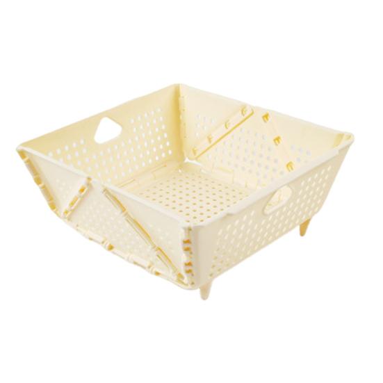 Складной дуршлаг Складная корзина для слива с ножками для опоры Можно мыть в посудомоечной машине Кухонный дуршлаг для фруктов овощей пасты