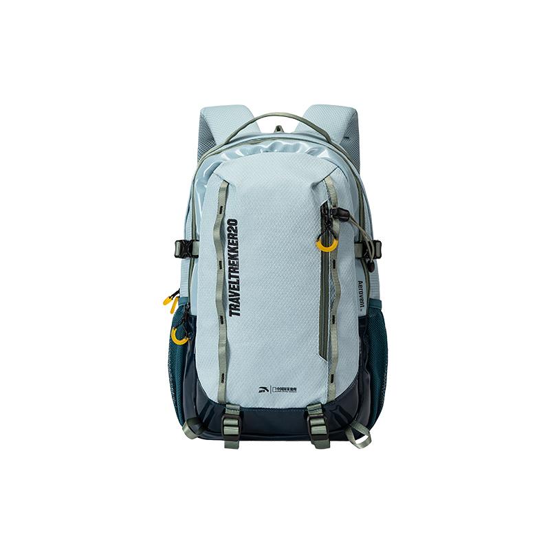 Men's Bag Anta Fabric Backpacks Regular Unisex Gray Shadow Green