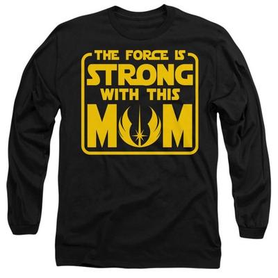 STAR WARS Унисекс Взрослый Да пребудет с мамой сила Футболка ко Дню матери
