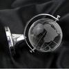 70x45мм Мини Глобус Мира Кристальное Стекло Прозрачный Пресс-папье Стол Офис Домашний Декор Свадебный Сувенир Поделки Украшения Подарки