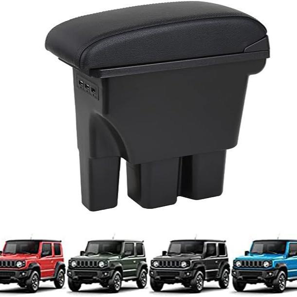 Кожаный подлокотник с USB-портом и ящик для хранения на консоль для моделей Jimny JB64/JB74