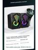 X2 RGB проводные мини-мультимедийные компьютерные колонки для настольных компьютеров и ноутбуков