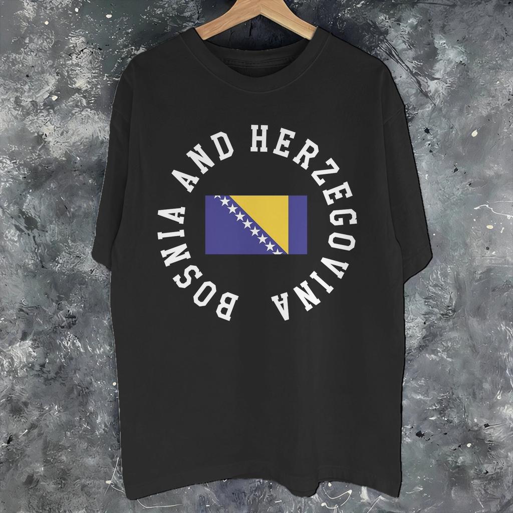 Bosnia And Herzegovina Flag Merch Unisex T Shirt Cotton Tee Print Tops Tshirt