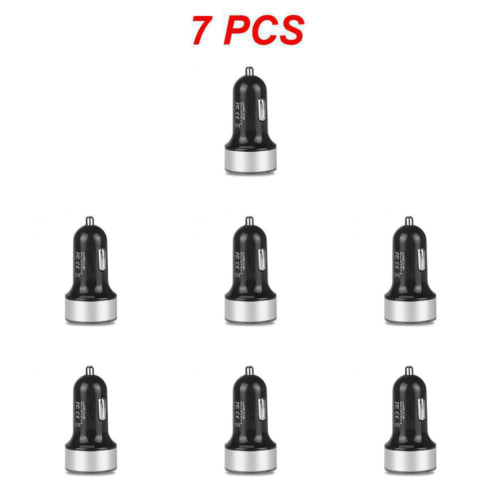 1~7 шт. 3.0 автомобильное зарядное устройство многофункциональное двойное USB светодиодный дисплей вольтметр мониторы автомобильный прикуриватель зарядное устройство адаптер автомобиль