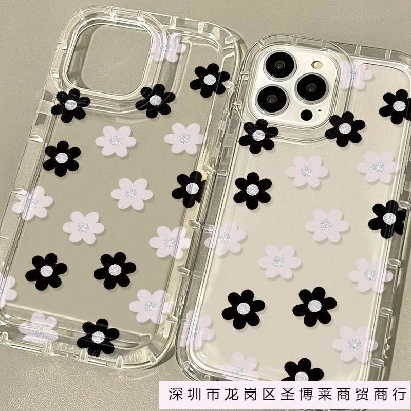 Чехол для телефона Fresh flower apple 15 iphone14promax прозрачный мягкий резиновый 13/12/11 всесторонний противоударный XR