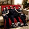 Музыка A-Avenged Sevenfold-d Бросок Толстое Уютное Фланелевое Одеяло, Многоцелевое Использование В Помещении На Улице Ежедневный Сон