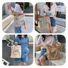 Fashionable Printed Canvas Tote Bag Large Capacity Shoulder Bag For Everyday Use