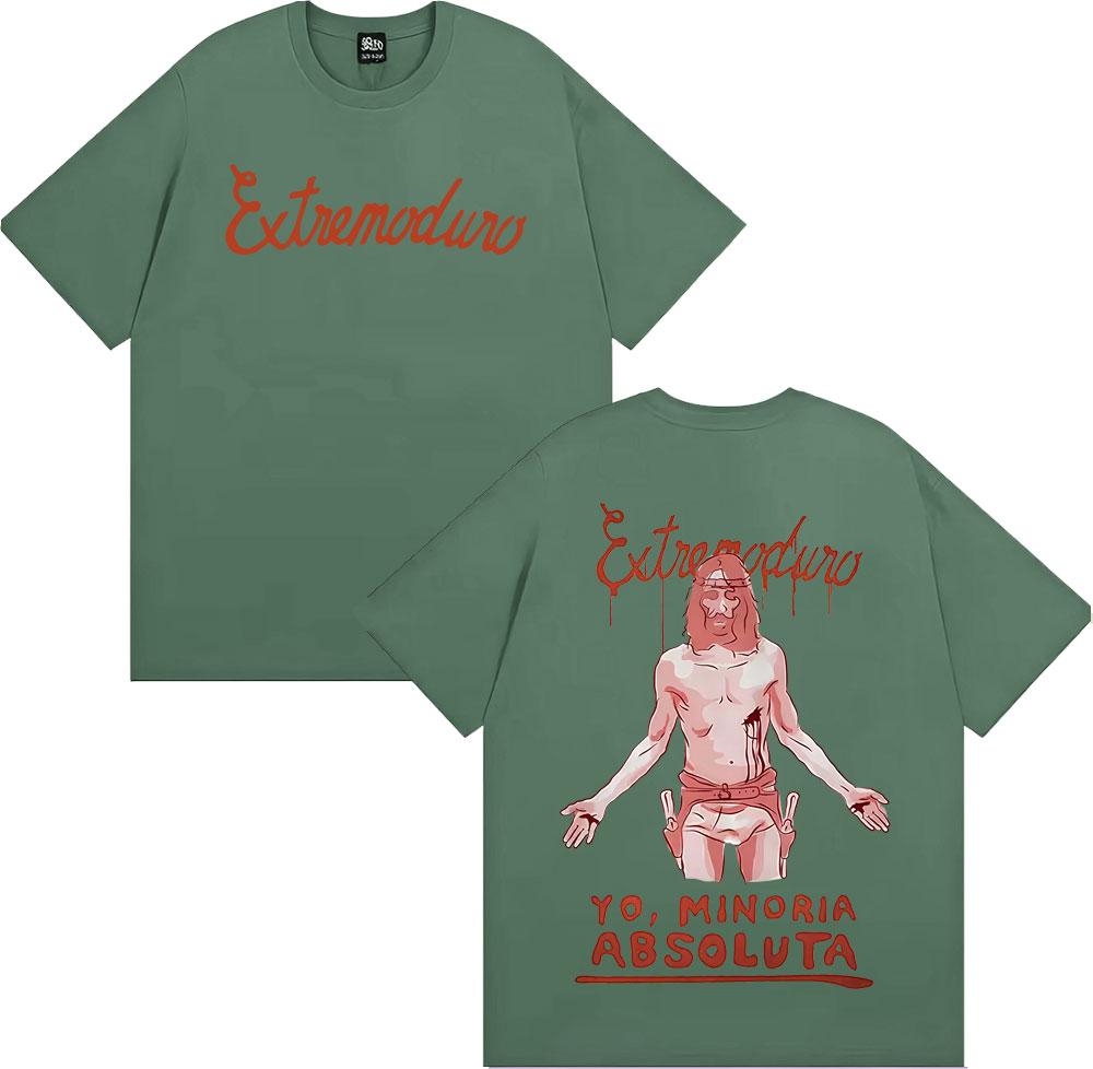 Rock Band Extremoduro Yo,minoria Absolvta Graphics T-shirts Men Women Fashion Gothic Retro T Shirt Summer Tops Oversized T-shirt
