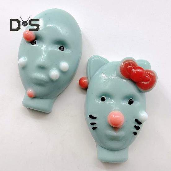 Игрушка для выдавливания прыщей Aliens Fidget Toy Многоразовая для детей и подростков, взрослых, для снятия стресса, мультяшная, для мужчин и женщин, игра для выдавливания прыщей на лице Aliens(Инструменты для наполнения не включены)