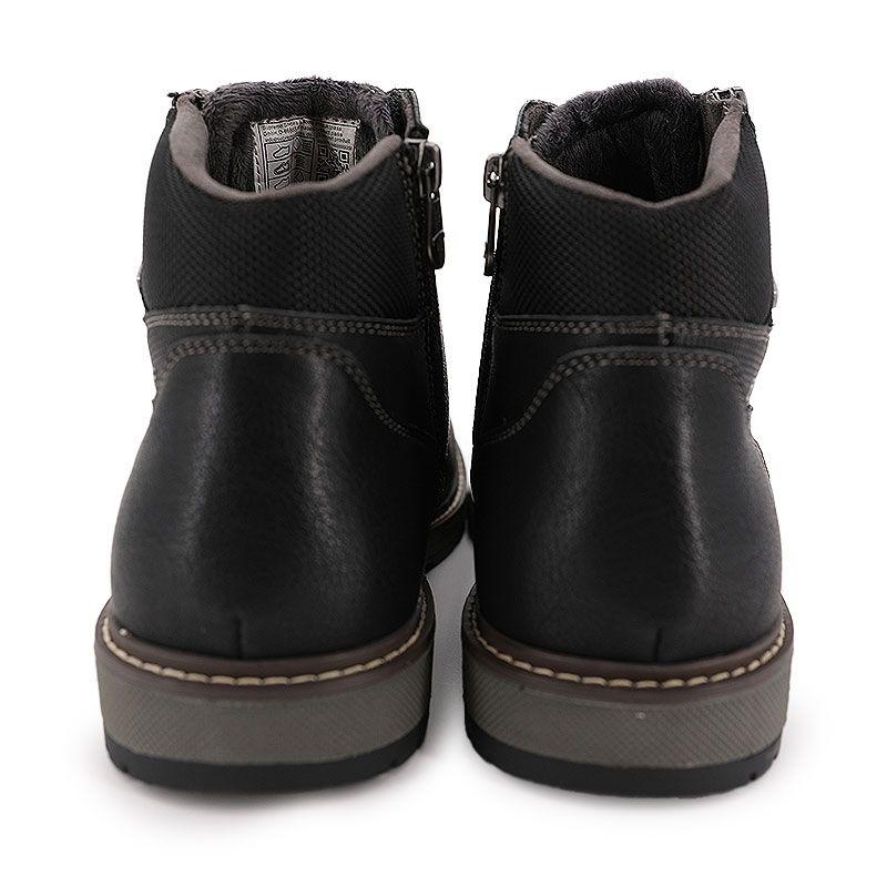 TOM TAILOR Men's Black High-Top Sneakers