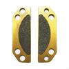 57BA 2Pcs Anti-rust Metal Parking Brake Pads 2203147 Motorbike Front Disc Brake Plate Motorcycle Rear Brake Pads