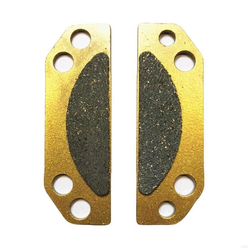 57BA 2Pcs Anti-rust Metal Parking Brake Pads 2203147 Motorbike Front Disc Brake Plate Motorcycle Rear Brake Pads