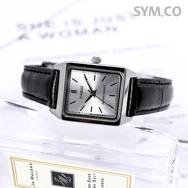 Casio Женские наручные часы Classic Rectangular Square + пакет с билетом на замену батареи