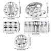 Metal Painting Color Palette 6/10/12 Wells Mixing Paint Tray Durable Art Paint Tray  School Office