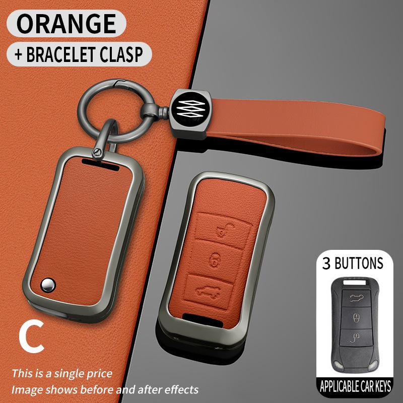 Совместимый комплект чехлов для ключей для складного пульта Porsche Cayenne 2006-2009 гг.