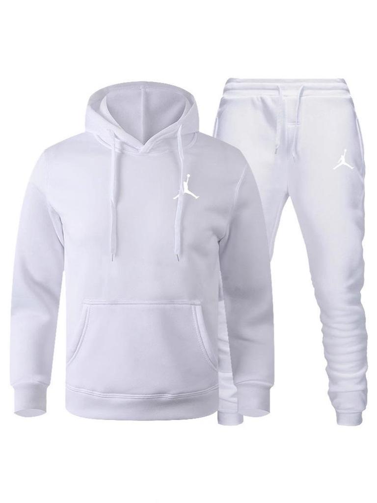 Хит продаж! Мужской комплект: Худи и футболка с коротким рукавом - Модный Повседневный Спортивный Европейский Американский Стиль