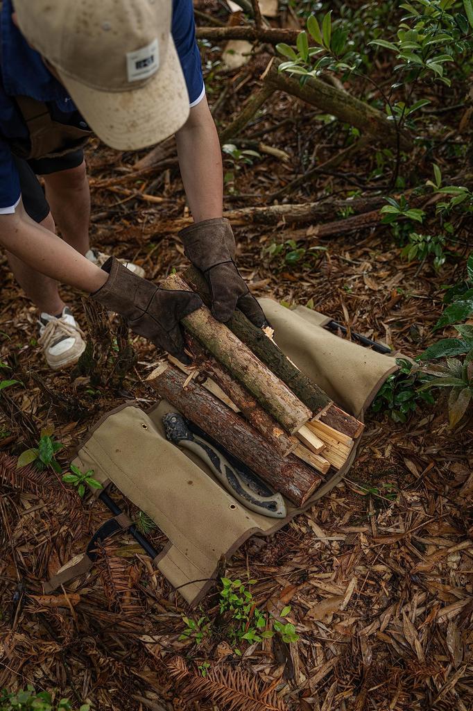 Сумка для переноски дров CAMPING MOON, Переноска для дров, Сумка для дров, для дровницы T-285, Холст, B-285