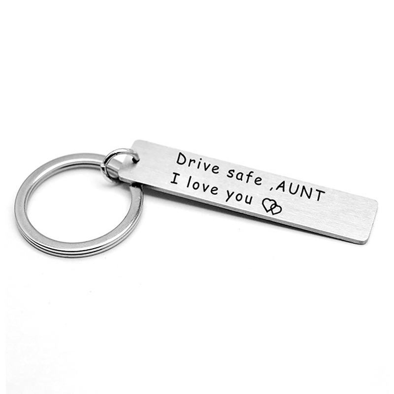 Father's Day Mother's Day Drive Safe For Family Mom Dad Stainless Steel Gift Accessories