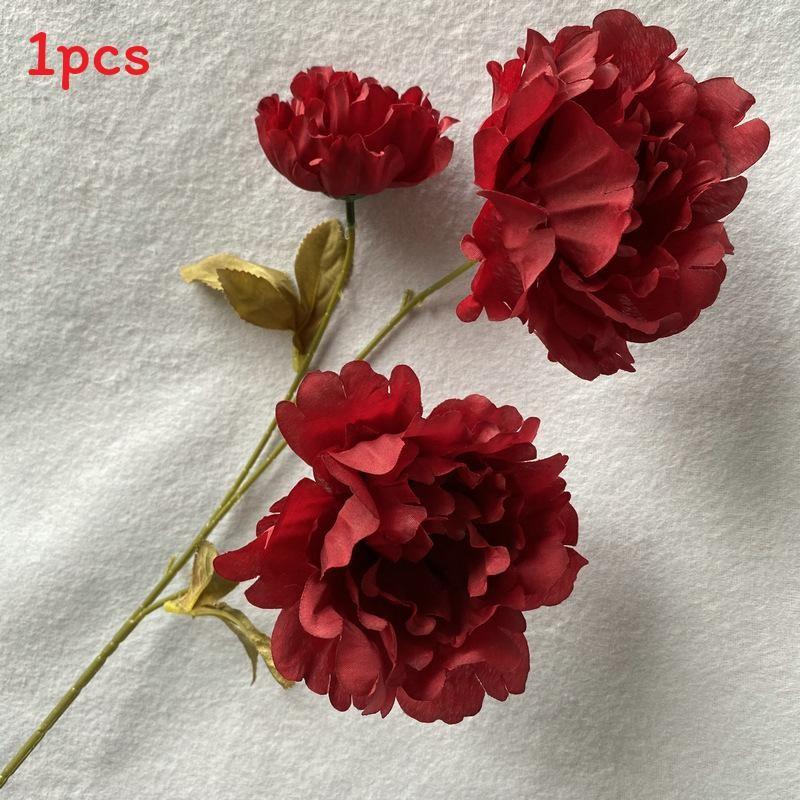 Artificial Peony Flowers For Wedding Centerpiece Home Staging Photography Prop