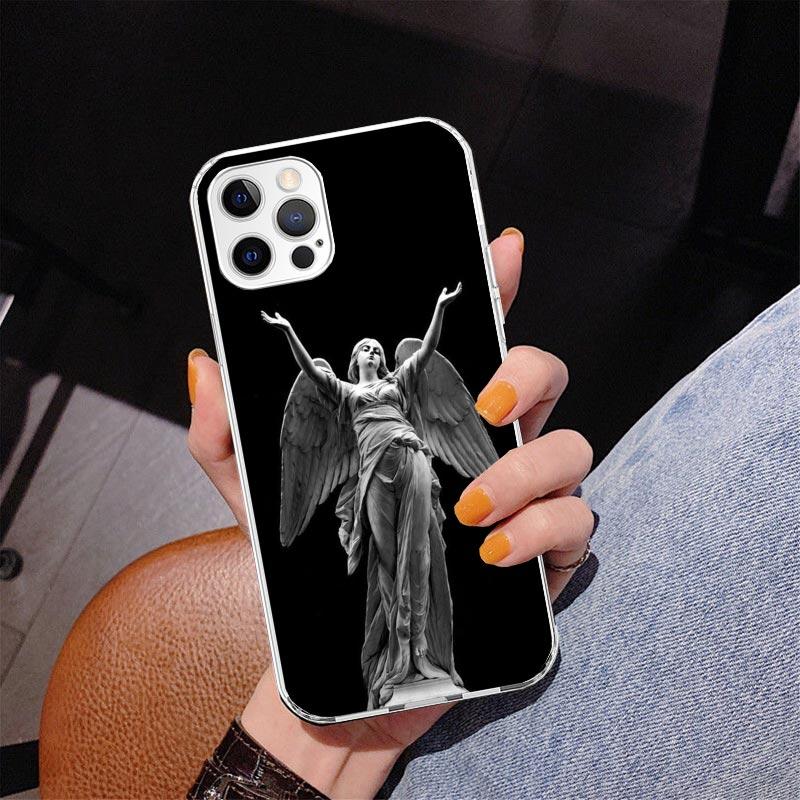 Archangel Michael Phone Case For iPhone 13 12 Mini 11 Pro Max XS XR X SE 7 8 Plus 5S 5 6S 6 Gift Print Cover Fundas