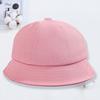 Children's Small Yellow Hat Print Kindergarten Dome Basin Hat Student Sun Hat Cute Ball Hat Sun Protection Bucket Hat