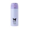 Sanrio One-Touch Stainless Steel Bottle, Kuromi, 370ml, 389366