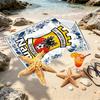 Custom Name Personalized Go Ahead Eagles Print Beach Towel, for Trip Camping Beach Party Home Decor, Birthday Gift for Family & Friends