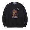 OHP Ohp X Dk.Joon Кейт Харинг Собака Толстовка с флисовой подкладкой