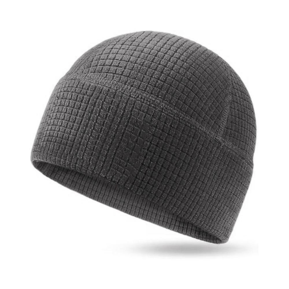 Polar Fleece Winter Running Hats Solid Color Outdoor Warm Hat Running Winter Sport Cap Unisex