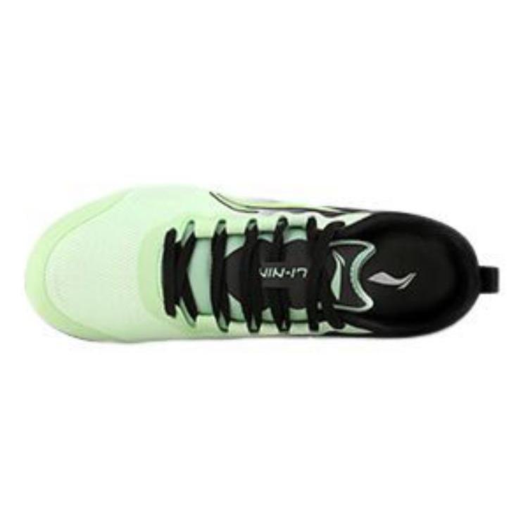 Li Ning Амортизация, Износостойкие Низкие Беговые Кроссовки Унисекс Зеленый Черный LJJQ211-4