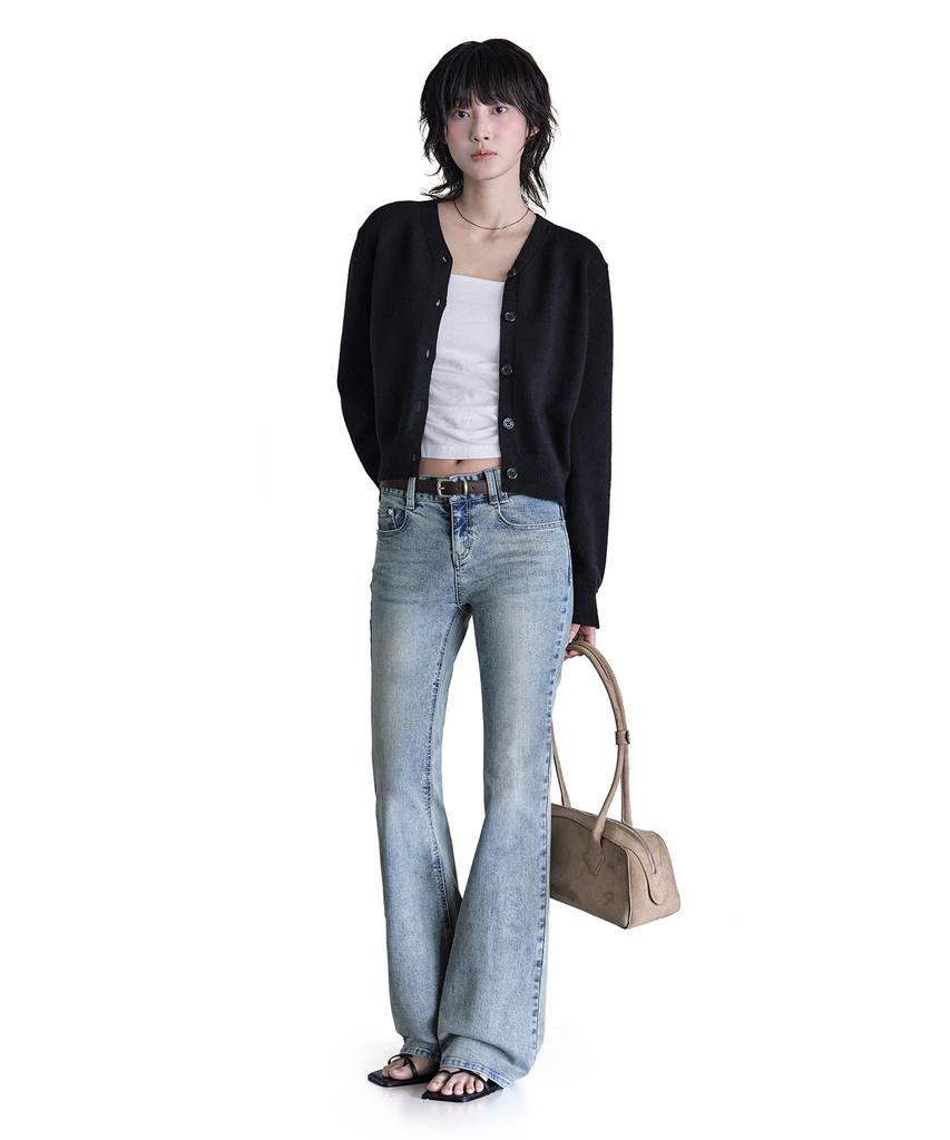 Джинсы с заниженной талией, расклешенные, Signature Slim, Deketeuumeon, Dcwpt006Lblueb