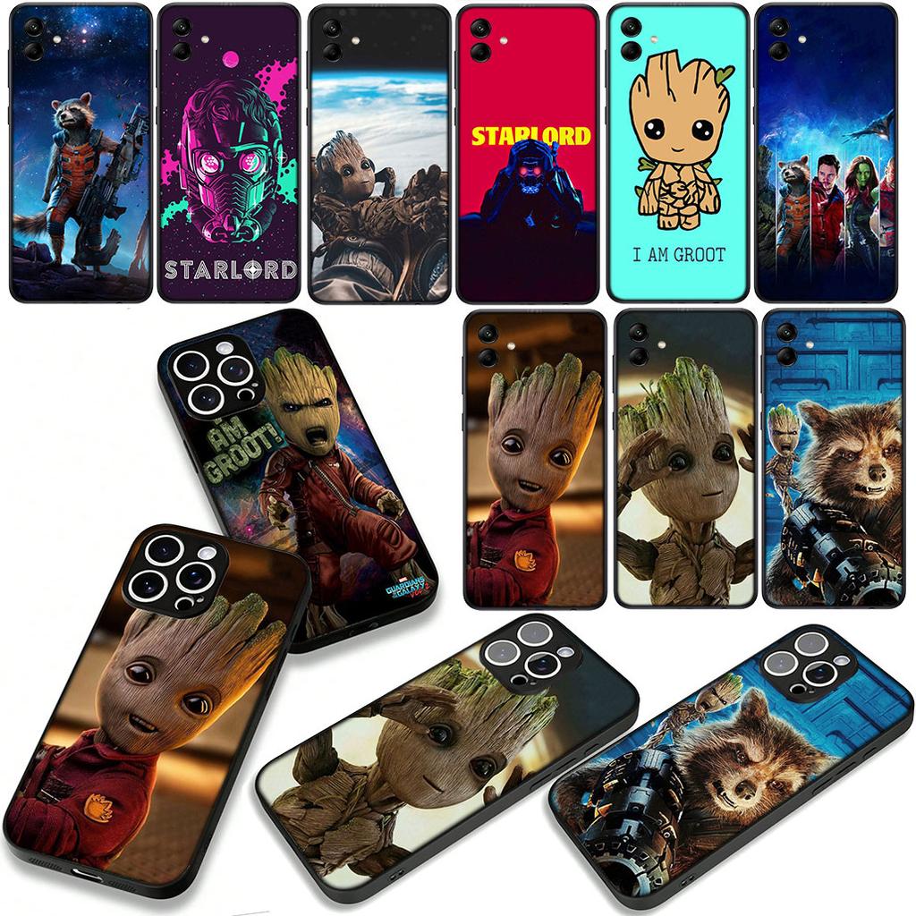 Phone Cover for Apple iPhone 16 15 14 Plus 13 12 Mini 17 Pro Max + 16E Air 16+ ProMax Case Marvel Guardians of the Galaxy Casing