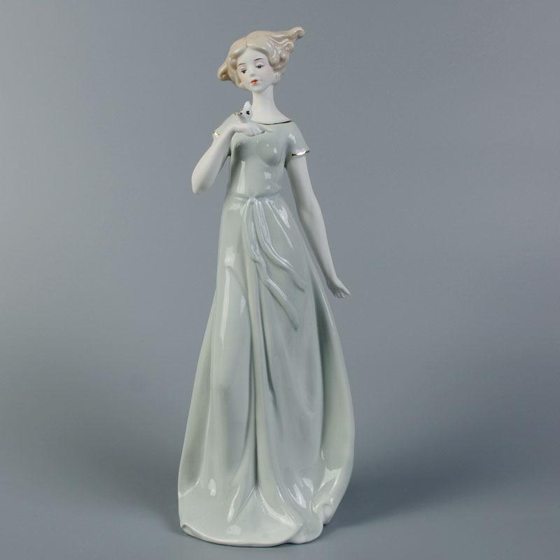 DXUIALOI европейская креативная керамика ремесла персонаж скульптура украшение гостиная украшение свадебный подарок украшение дома