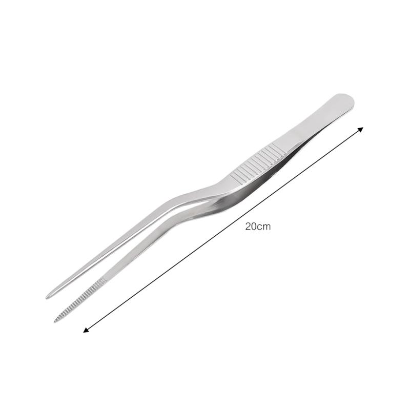 Кухонный пинцет, пинцет для барбекю, зажим для еды, кухонный щипец для бара, портативный из нержавеющей стали для пикника, барбекю, приготовления пищи