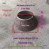 Firewood Gasifier Stove Fire Ring and Tank Head Accessories, Carbon Steel Inner Liner