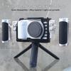 Camera Cage Side Handle Universal Cold Shoe Mount Camera Cage Handle Grip M4 Hex Wrench Up and Down Adjustable for Photography