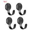 1/2/4 шт. Сильные магнитные крючки Сверхмощные для холодильника, входной двери, кухонной утвари, вешалка для офиса, гаража, сарая, шкафчика в спортзале, черный, белый