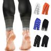 1 Pair Compression Calf Sleeves Breathable Nylon Blend Supportive Design for Running Yoga Cycling Calf Compression Sleeve