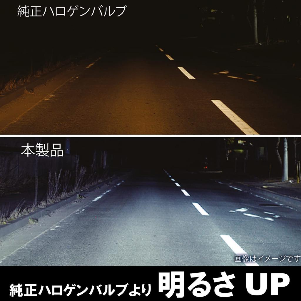 CARMATE Car LED Head Fog GIGA S7 Vehicle Inspection BW552 & Bulbs, Series, 6000K, HB3, HB4, HIR2, 7000lm, Compliant,