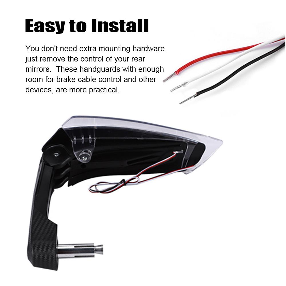2 шт., универсальная защита для мотоциклетных ручек, ветрозащитная защита для ручек с ДХО и заглушками для квадроциклов