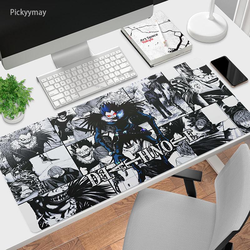 Мм XXL игровой коврик для мыши Death Note большой резиновый геймерский настольный ковер аниме компьютерный коврик для мыши ПК клавиатура настольные игровые коврики