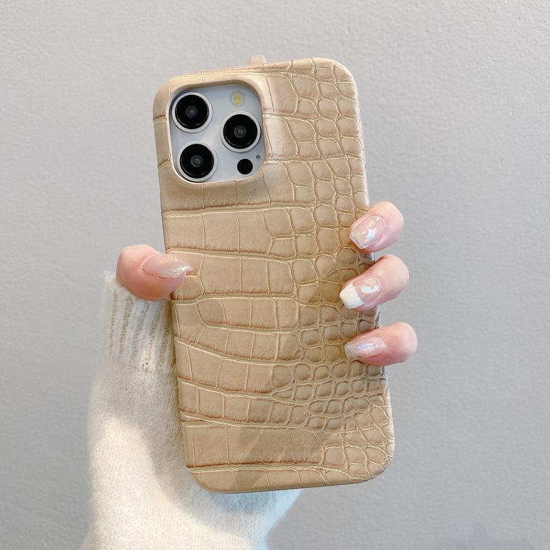 Текстура крокодиловой кожи подходит для чехлов для телефонов Apple 16promax, IPhone15 High-end 14 противоударный 13 роскошные мужские кожаные чехлы