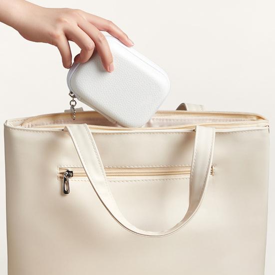 Сумка для хранения наушников Застежка-молния Большая вместимость для зарядного устройства Компактный размер Портативный Плюшевый