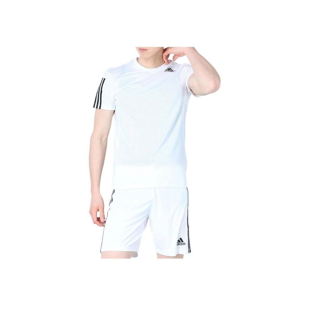 Adidas Aero3s Tee Pb Casual Running Sports Short Sleeve T-Shirt Men Tops White GQ2164