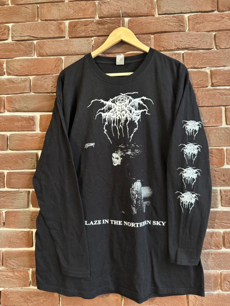 Редкая DARKTHRONE Blaze В северном небе черная Band Metal xl черная Унисекс Футболка
