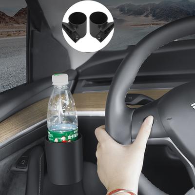 2/4 шт. для Tesla Model 3 Y, подстаканник на дверь автомобиля, ящик для хранения стаканов, крепление на дверь, подставка для бутылки с водой, автомобильные аксессуары