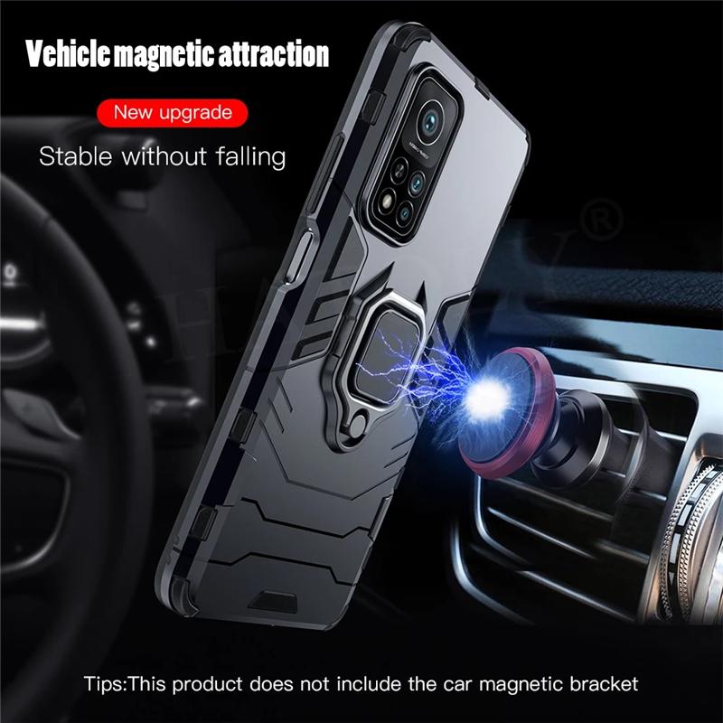 For Samsung Galaxy Quantum 2 Case Cover Magnetic Ring KickStand Shockproof Bumper Armor Phone Cover For Samsung A Quantum 2 Case