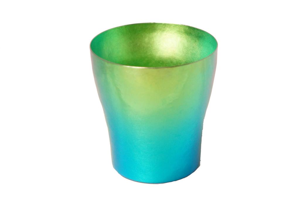 HORIE Градиентный титановый двойной стакан Rei Hana Титан 250 мл Мори MORI Зеленый T15KM250G18 T15KM250G18