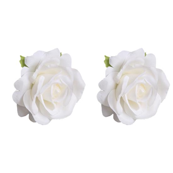 2 шт. 7 см искусственная голова розы красочные реалистичные многоразовые неувядающие DIY домашний офис свадебные украшения маленький цветок из искусственного шелка для взрослых секс-одежда